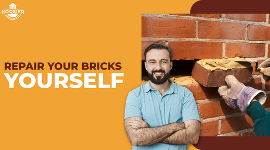If your home or chimney has a broken brick or two, you may be able to repair it yourself.