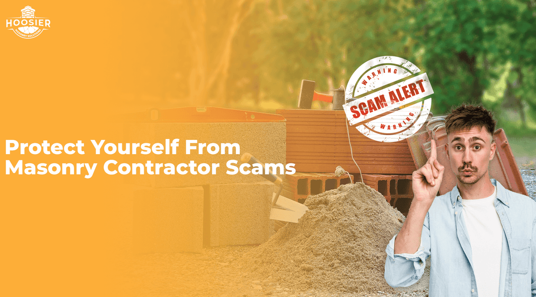 protect yourself from masonry contractor scams. read this article to learn to recognize the signs that you might be getting scammed.