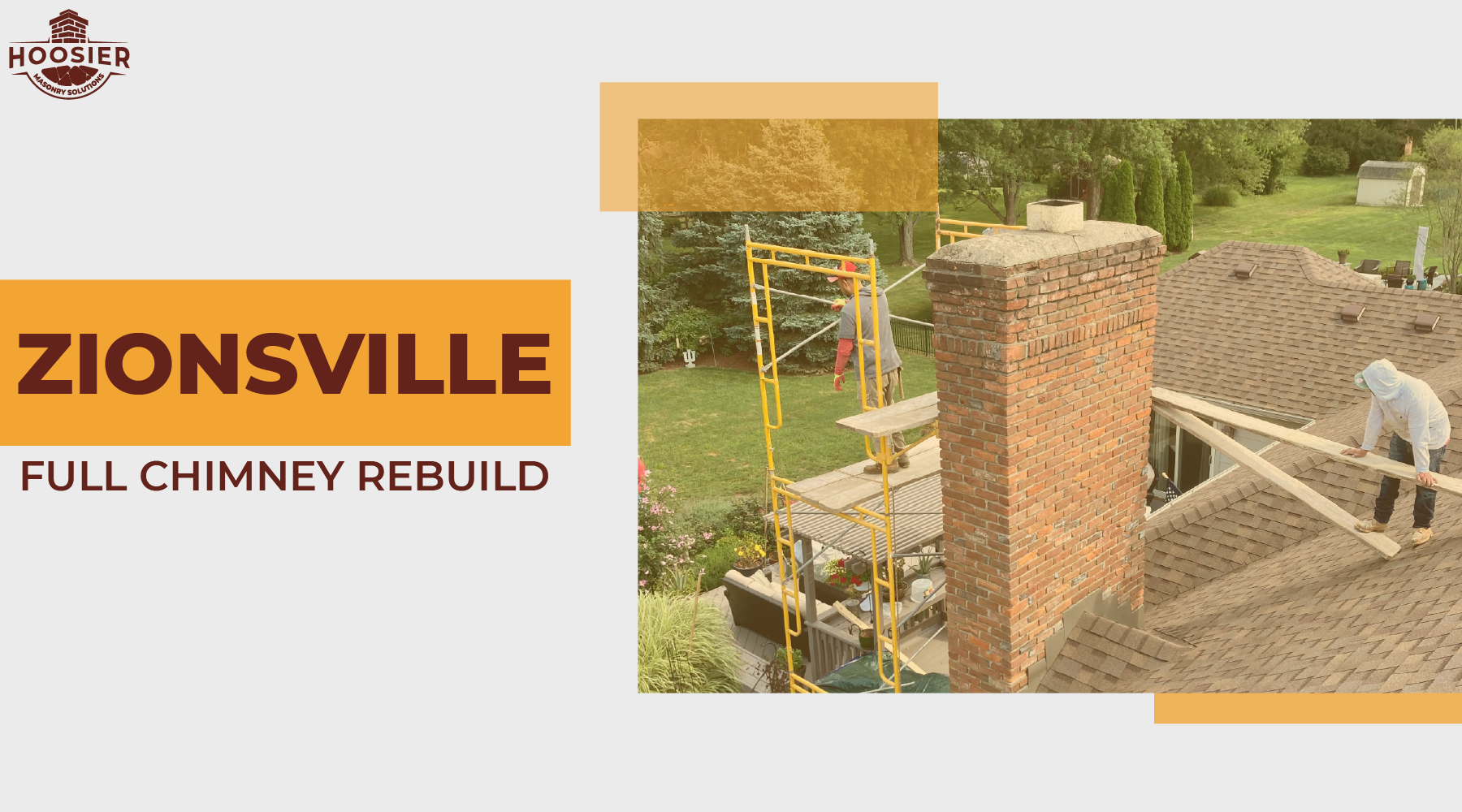 Looking For a Full Chimney Rebuild in Zionsville? Hoosier Masonry