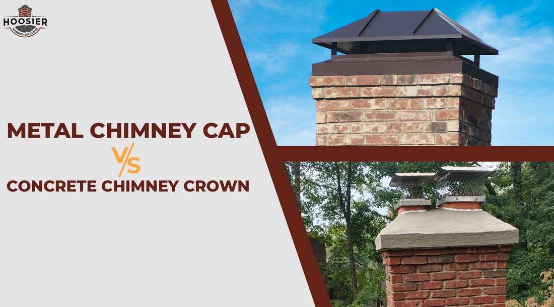 metal chimney cap vs concrete chimney crown 