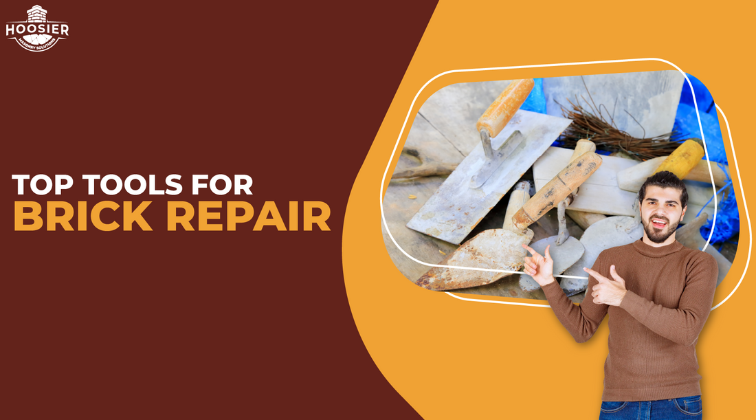 DIY brick repair is possible with the right tools. Here are the top tools you'll want to use on your next minor brick project. 